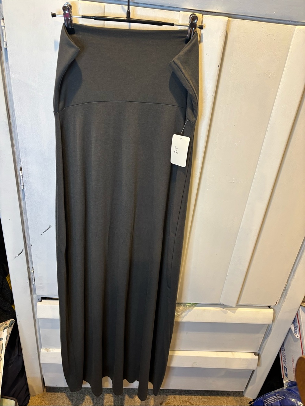 Zenana Outfitters Charcoal Gray Maxi Dress - Sleek Tube Style